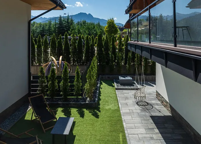 Two Bedroom Apartment With Terrace- Tatra View - Ksiezycowe Apartamenty Spa - 24E-1